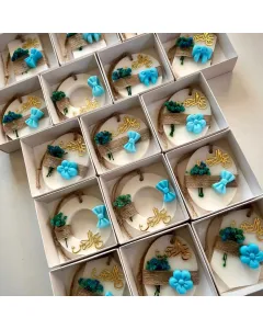 توزيعات صابون مواليد ميني مخصصة – صابون يدوي معطر بتصاميم وألوان وروائح حسب الطلب – هدايا بيبي شاور