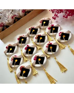 توزيعات صابون تخرج ميني مخصصة – صابون يدوي معطر بتصاميم وألوان وروائح حسب الطلب – هدايا التخرج