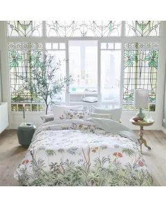 بيدنج هاوس "Paradiso" طقم وجه لحاف -  قطن 100% - 200 خيط لكل انش مربع - مجوز/مجوز كبير - 3 قطع - أبيض متوفر في ذا سكاوت - عمّان، الأردن