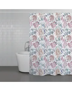 Weva Flower Love Water Proof Shower Curtain - 200x240 Cm - Multicolor