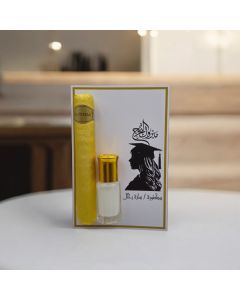 توزيعات تخرج مع شوكولاتة الفرسان وعطر المسك توله