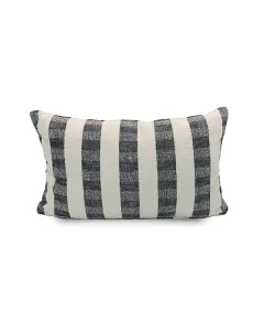 Nova Home Sarla Handmade Embroidered Cushion Cover - 35x55 Cm - Grey available at The Scout - Amman, Jordan