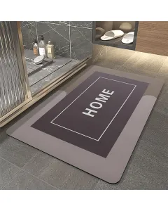 نوفا هوم "Recta Home" أرضية مطبخ/حمام جلد بامتصاص عالي وخلفية مطاطي - 50x80 سم - بيج متوفر في ذا سكاوت - عمّان، الأردن