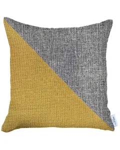 نوفا هوم غطاء وسادة "Boho Chic" جاكار - 45x45 سم - رمادي و اصفر متوفر في ذا سكاوت - عمّان، الأردن