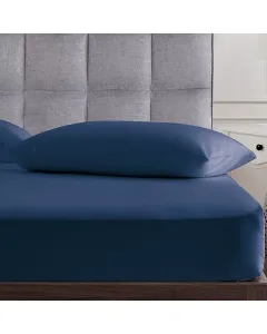 نوفا هوم "UltraPlain" طقم غطاء وسادة -  50x75 سم - 2 قطع - كحلي متوفر في ذا سكاوت - عمّان، الأردن