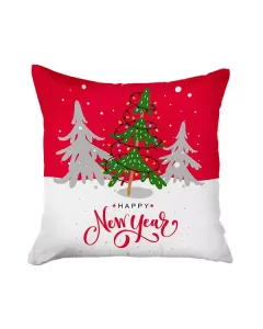 نوفا هوم غطاء وسادة "Christmas" - 45x45 سم - أحمر وأبيض متوفر في ذا سكاوت - عمّان، الأردن