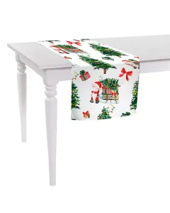 نوفا هوم غطاء وسادة "Christmas"  - 40x140 سم -أبيض متوفر في ذا سكاوت - عمّان، الأردن