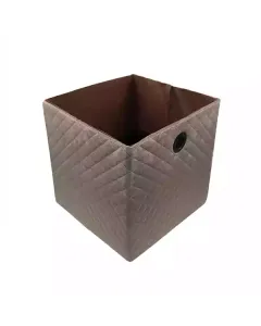 ويفا "Winsom" سلة تخزين قماشية قابلة للطي - 31x31x31 سم - بني فاتح متوفر في ذا سكاوت - عمّان، الأردن