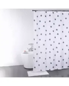 ويفا "Great Star" ستارة حمام ضد الماء - 180x200 سم - رمادي متوفر في ذا سكاوت - عمّان، الأردن