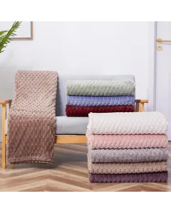 Image of "Nova Home Maze Winter Soft Flannel Blanket - King/Super King - Grey" from TheScout Marketplace