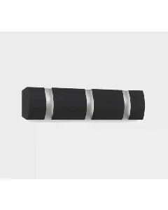 Image of "Umbra Flip 3 Hooks Wall Rail - Black" from TheScout Marketplace