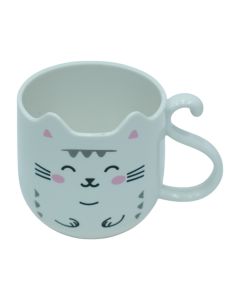 كوب Kawaii Cat للأولاد والبنات (أبيض) متوفر في ذا سكاوت - عمّان، الأردن