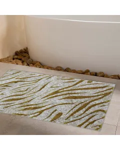 نوفا هوم "Zetra" قطن أرضية حمام - 60x100 سم - ذهبي متوفر في ذا سكاوت - عمّان، الأردن
