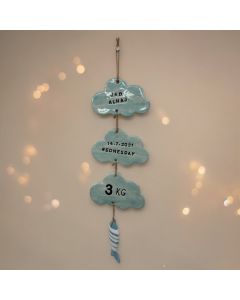 Baby's Birth Ceramic Tag Set - premium quality product. - مجموعة ديكور تعليق لولادة الطفل (من السيراميك) - منتج عالي الجودة. - Baby's Birth Ceramic Tag Set - premium quality product. - مجموعة ديكور تعليق لولادة الطفل (من السيراميك) - منتج عالي الجودة.
