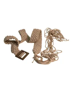 Handmade Wool Belt - Beige