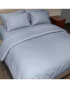 فيلدكريست غطاء وجه لحاف بتصميم سادة - 100% قطن - 220 خيط لكل انش مربع - أزرق (متوفر بعدة مقاسات) متوفر في ذا سكاوت - عمّان، الأردن