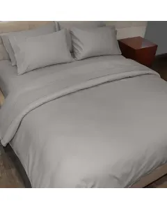 فيلدكريست غطاء وجه لحاف بتصميم سادة - 100% قطن - 220 خيط لكل انش مربع - مفرد\مفرد كبير - رمادي متوفر في ذا سكاوت - عمّان، الأردن