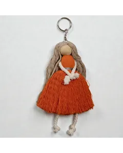 مدالية مكرميه قطنية مصنوعة يدويًا – متعددة الاستخدام