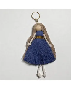 مدالية مكرميه قطنية مصنوعة يدويًا – متعددة الاستخدام