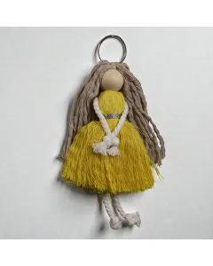 مدالية مكرميه قطنية مصنوعة يدويًا – متعددة الاستخدام