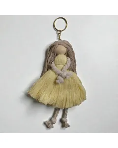 مدالية مكرميه قطنية مصنوعة يدويًا – متعددة الاستخدام