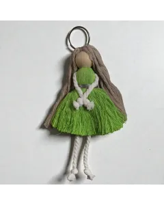 مدالية مكرميه قطنية مصنوعة يدويًا – متعددة الاستخدام