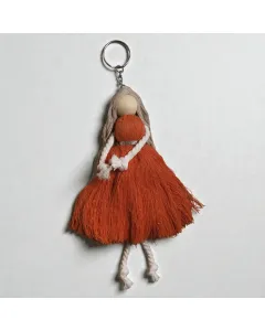 مدالية مكرميه قطنية مصنوعة يدويًا – متعددة الاستخدام