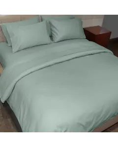 فيلد كريست غطاء وجه لحاف بتصميم سادة - 100% قطن - 220 خيط لكل انش مربع - كوين\مفرد ونص - أزرق فاتح متوفر في ذا سكاوت - عمّان، الأردن