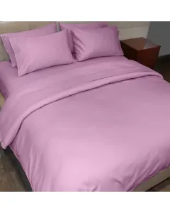 فيلد كريست غطاء وجه لحاف بتصميم سادة - 100% قطن - 220 خيط لكل انش مربع - كوين\مفرد ونص - ليلك متوفر في ذا سكاوت - عمّان، الأردن