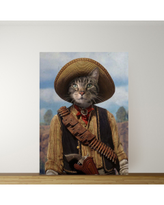 Warrior Attire - &#128062; Custom Pet Portrait - premium quality product. - زي المحارب -&#128062; بورتريه مخصص للحيوانات الأليفة - منتج عالي الجودة.